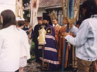 Obchody dnia Śww. App. Piotra i Pawła. 1998 rok. W uroczystościach uczestniczył Jego Ekscelencja, gen. bryg. Ks. Biskup Miron, Prawosławny Ordynariusz Wojska Polskiego